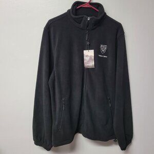 Landway Outerway Fleece Mayo Clinic Transplant Center Black Full Zip Women Large